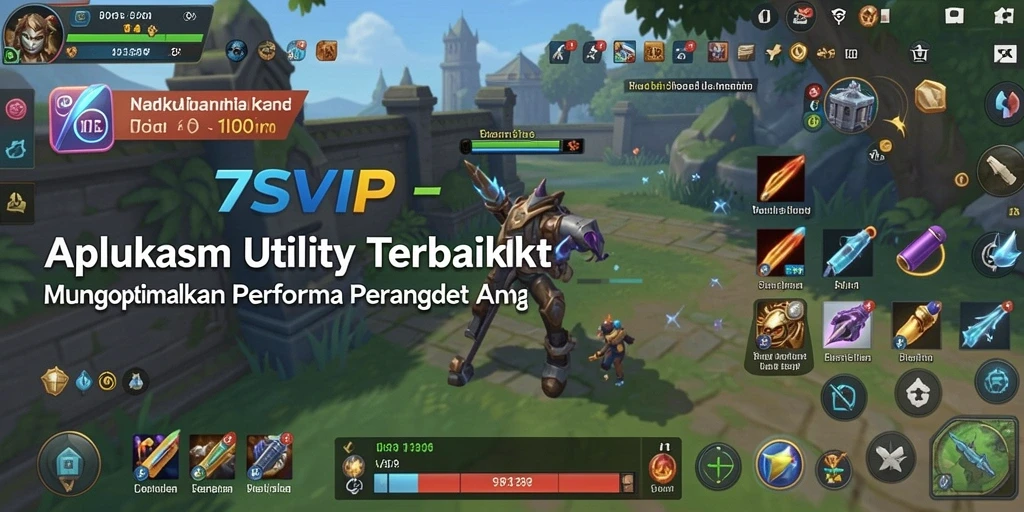 Tampilan aplikasi 7SVIP yang efektif untuk optimasi device.