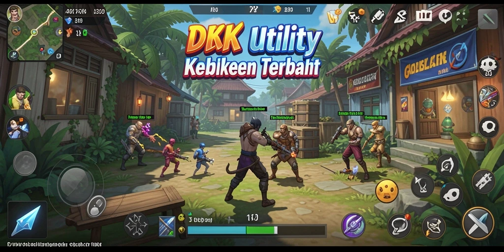 Tampilan antarmuka pengguna DKK yang bersih dan modern untuk aplikasi Utility.