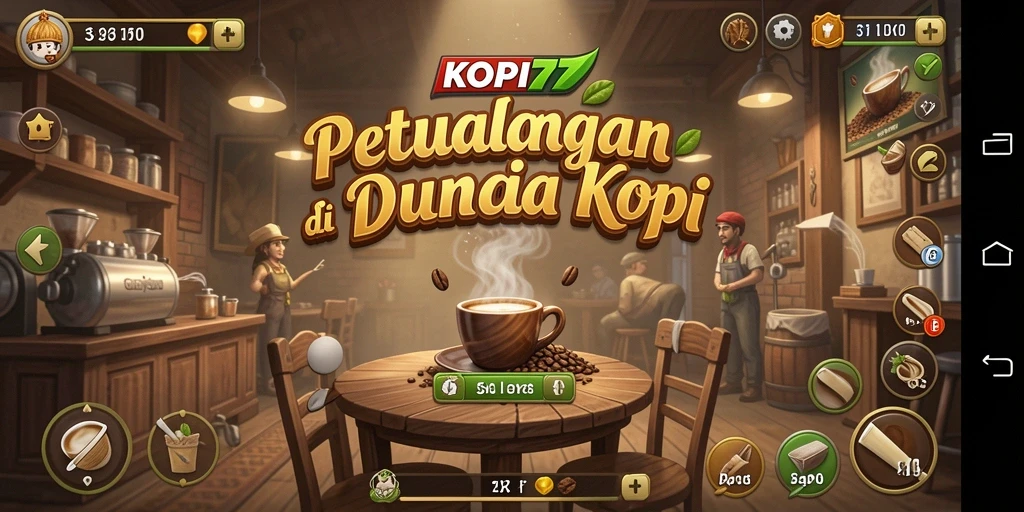 Gameplay seru KOPI77 yang penuh petualangan dalam dunia kopi.