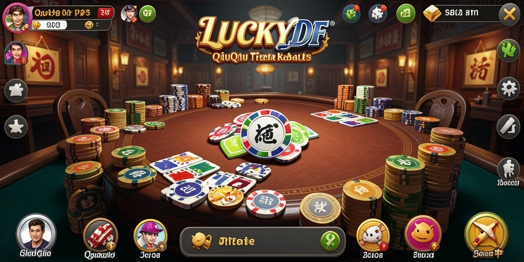 Screenshot gameplay QiuQiu yang seru dan interaktif.