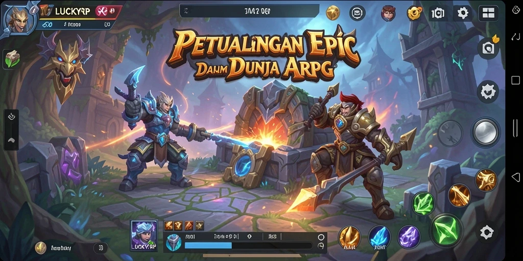Tangkapan layar dari gameplay LUCKYRP yang penuh aksi dan strategi.