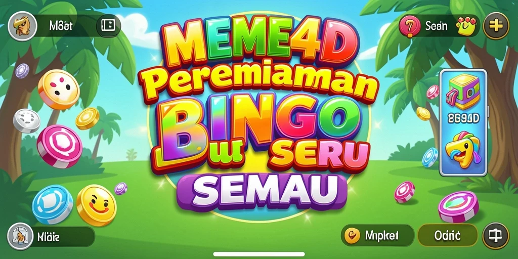 Tampilan gameplay Bingo di MEME4D yang seru dan interaktif.