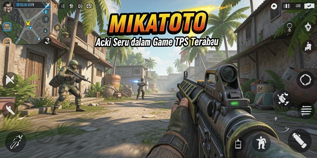 Screenshot gameplay TPS yang menegangkan dan seru.