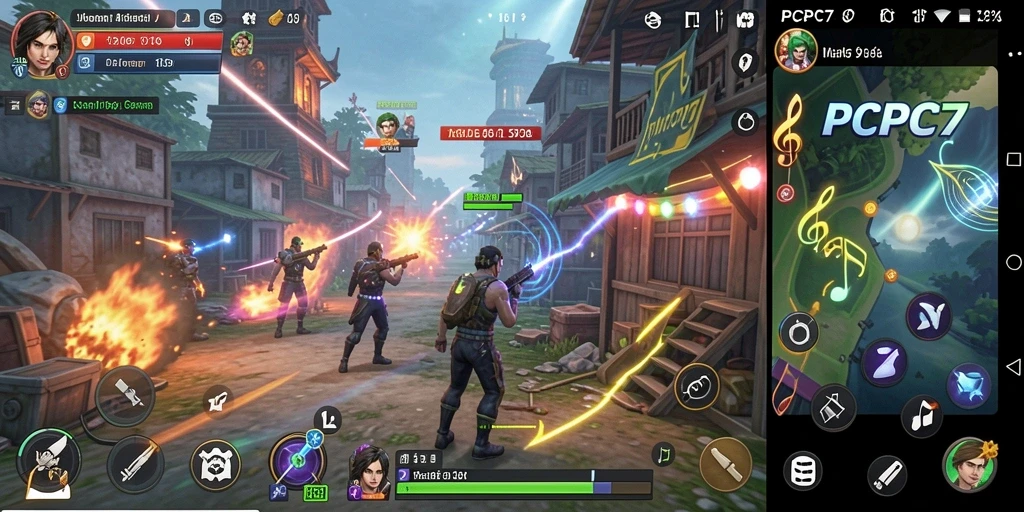 Tampilan gameplay interaktif dalam PCPC7 yang mengasyikkan.