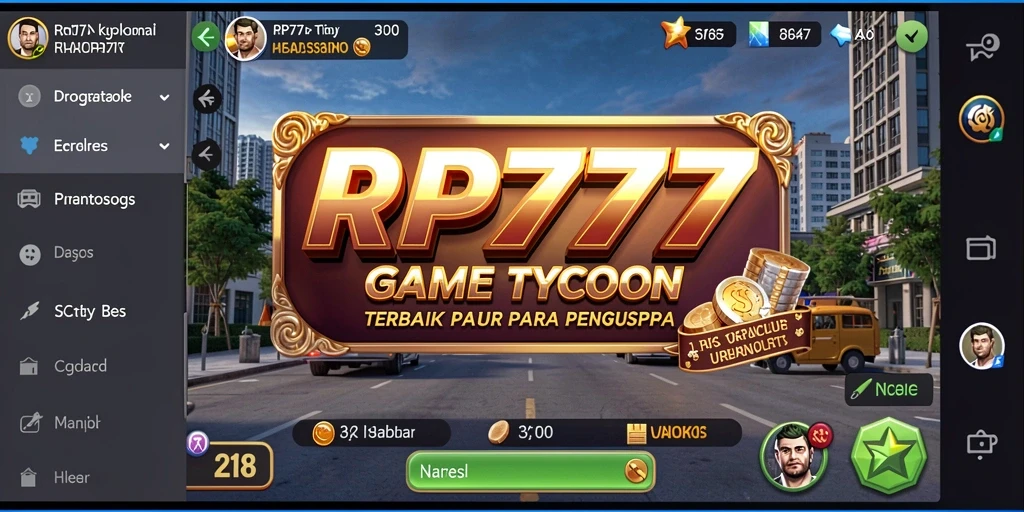 Tangkapan layar RP777 memperlihatkan dinamika menarik dalam permainan Tycoon.