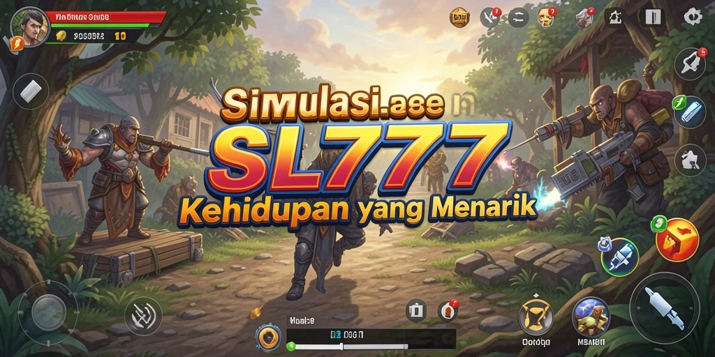 Screenshot SL777 menampilkan gameplay simulasi kehidupan yang realistis.