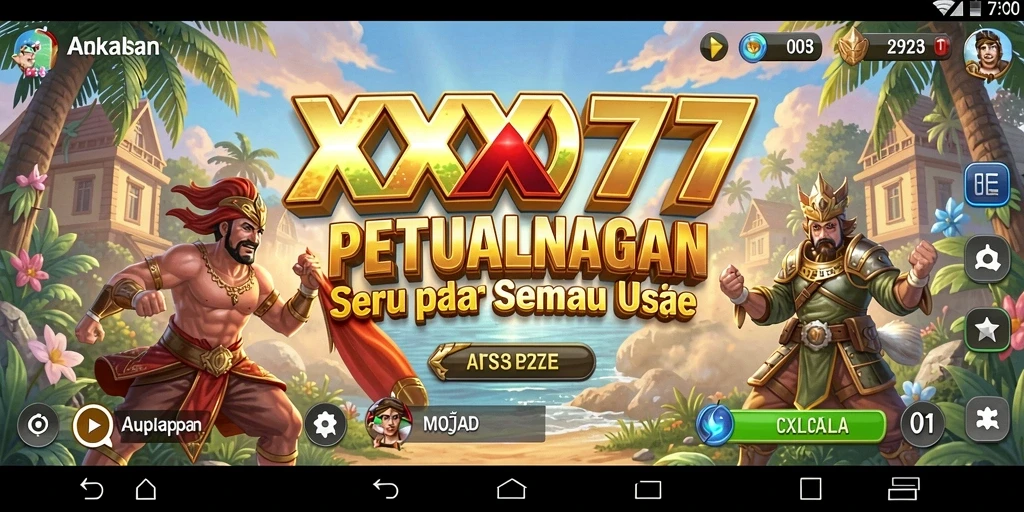 Screenshot menampilkan gameplay seru dari XXX777 dengan aksi cepat.
